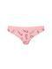 Рожеві трусики-стрінги з принтом Logo Cotton Thong Panty Victoria&rsquo;s Secret рожевий
