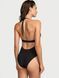 Черный купальник Essential Push-Up Cheeky One-Piece Swimsuit черный