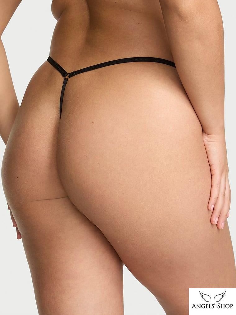 Трусики Adjustable Strap V-String Panty чорний