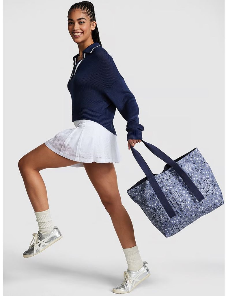 Синяя сумка Victoria’s Secret The Victoria Medium Shoulder Bag купить в Киеве Angels Shop