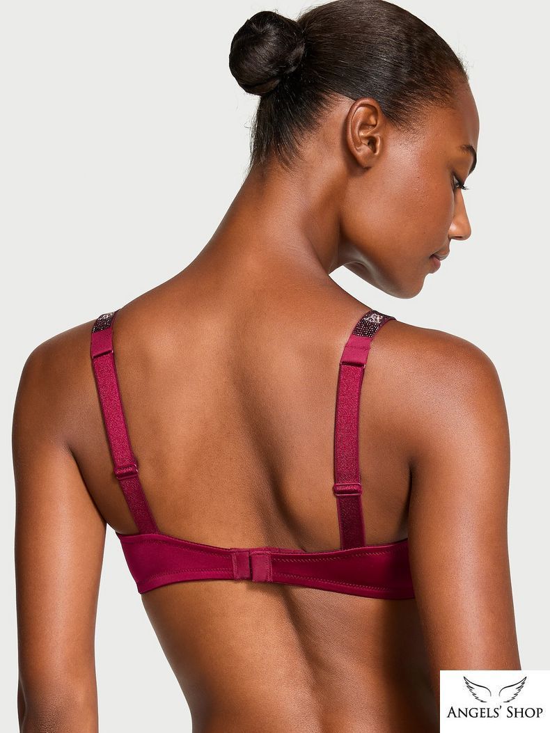 Топ Shine Strap Scoop Bralette червоний кампарі