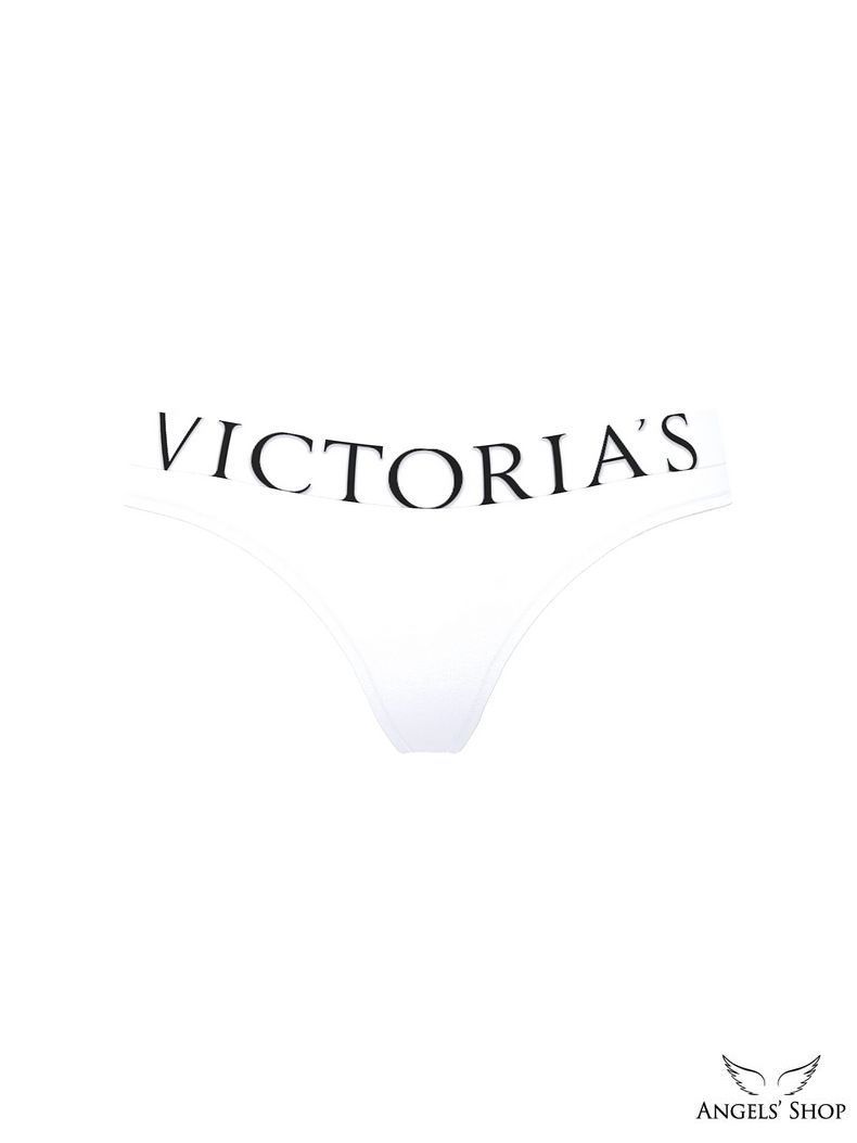 Трусики-стрінги Victoria&rsquo;s Secret Exploded Logo Cotton Thong