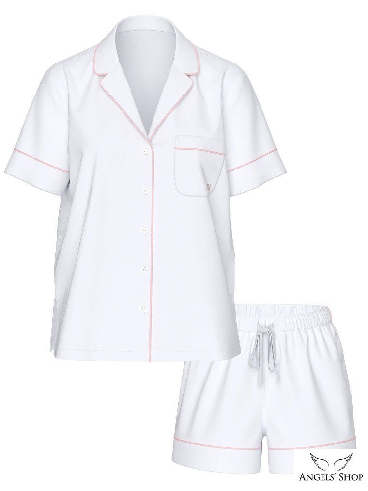 Піжама Heritage Cotton Short Pajama Set Victoria's Secret, S