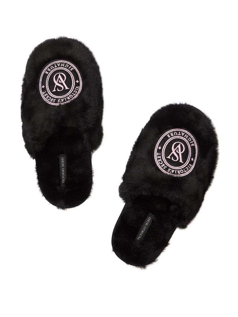 Домашние тапочки VICTORIA'S SECRET Closed-Toe Faux Fur Slippers, S