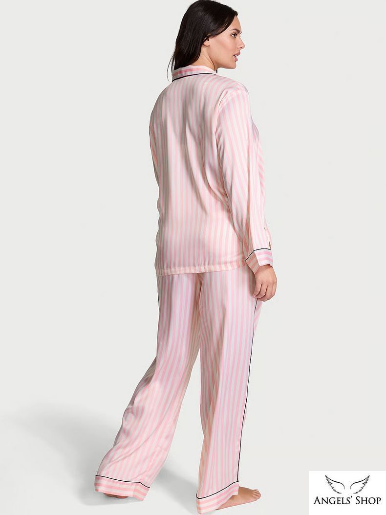 Сатинова піжама Signature Satin Long Pajama Set