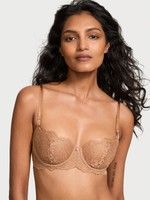 Бюстгальтер Victoria&rsquo;s Secret Wicked Unlined Lace Balconette Bra бежевый