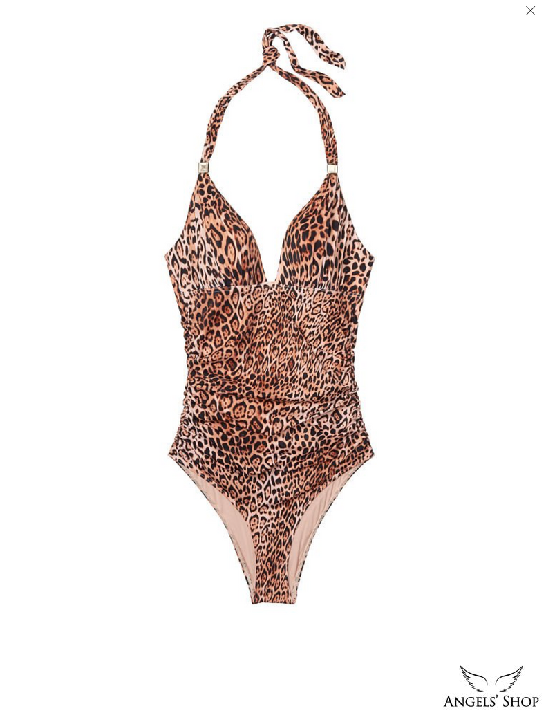 Леопардовий суцільний купальник Victoria's Secret Marieta Push-Up, XXL