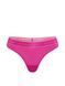 Рожеві трусики-стрінги Logo Cotton Thong Panty рожевий