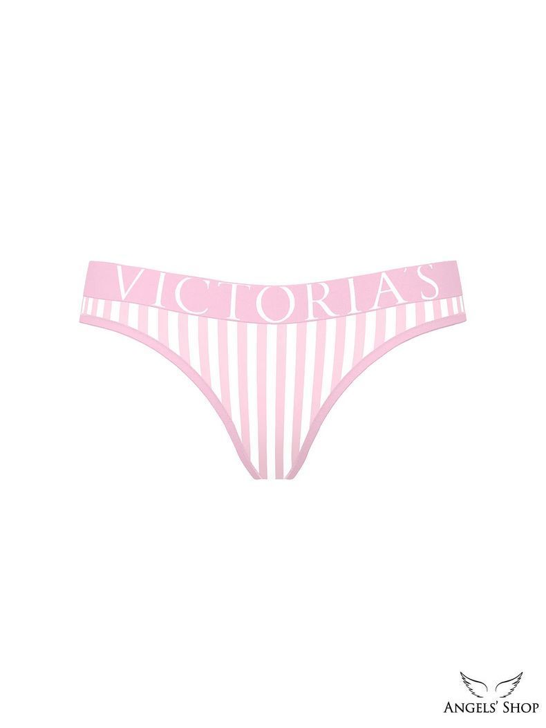Трусики-стрінги Victoria&rsquo;s Secret Exploded Logo Cotton Thong