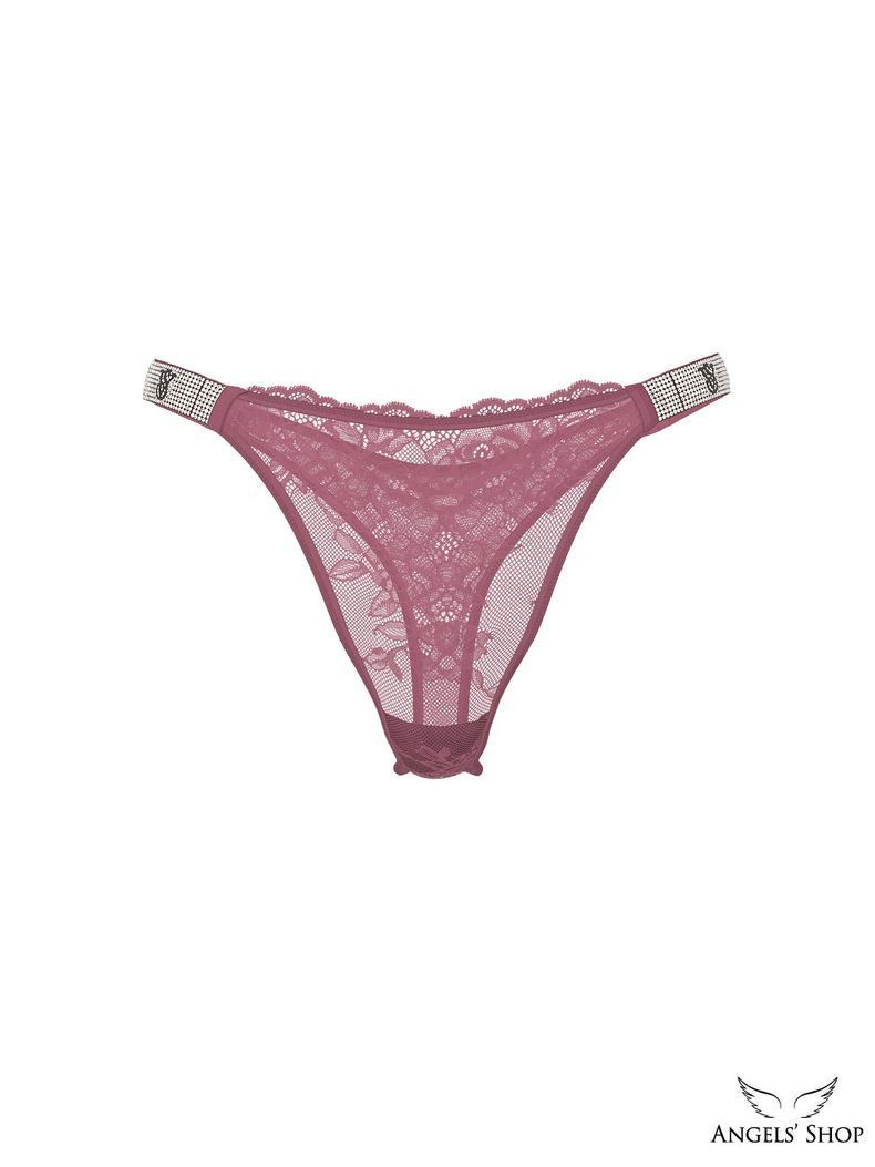 Трусики-стрінги Sunset Ombr&eacute; Shine Strap Rose Lace Panty