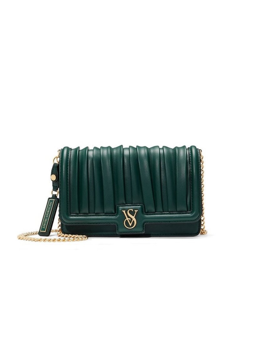 Зеленая сумка Victoria’s Secret The Victoria Mini Shoulder Bag