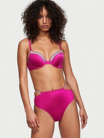 Рожевий роздільний купальник Victoria's Secret Mix-and-Match Twist, 34B, XS