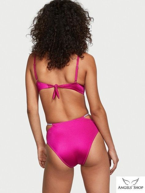 Розовый раздельный купальник Victoria's Secret Mix-and-Match Twist, 34B, XS