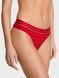 Червоні трусики-стрінги Logo Cotton Thong Panty Victoria&rsquo;s Secret червоний