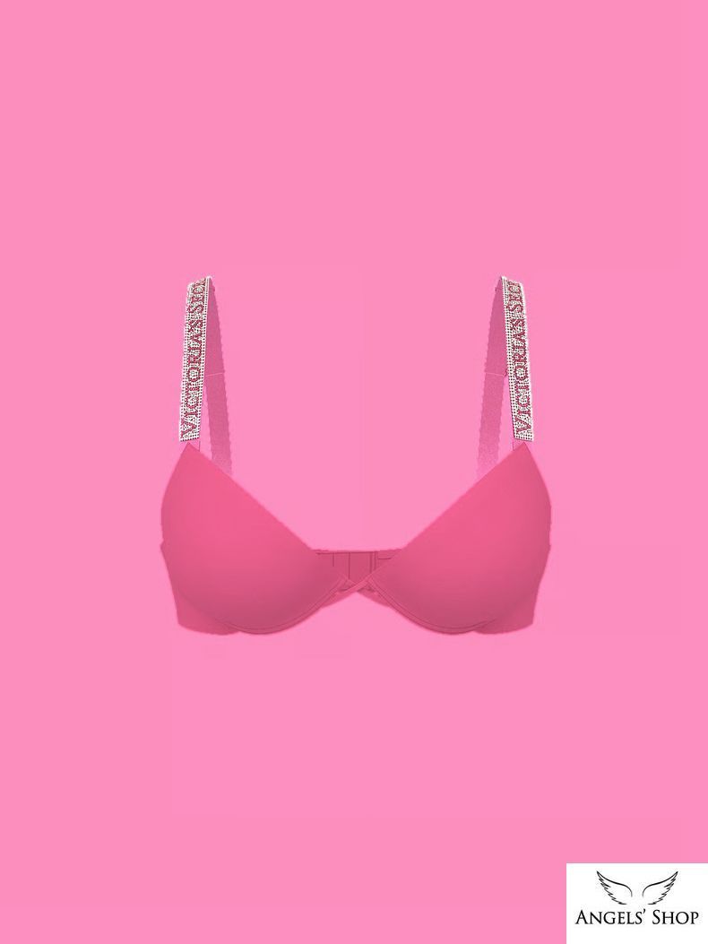 Бюстгальтер Logo Shine Strap Push-Up Bra Victoria's Secret