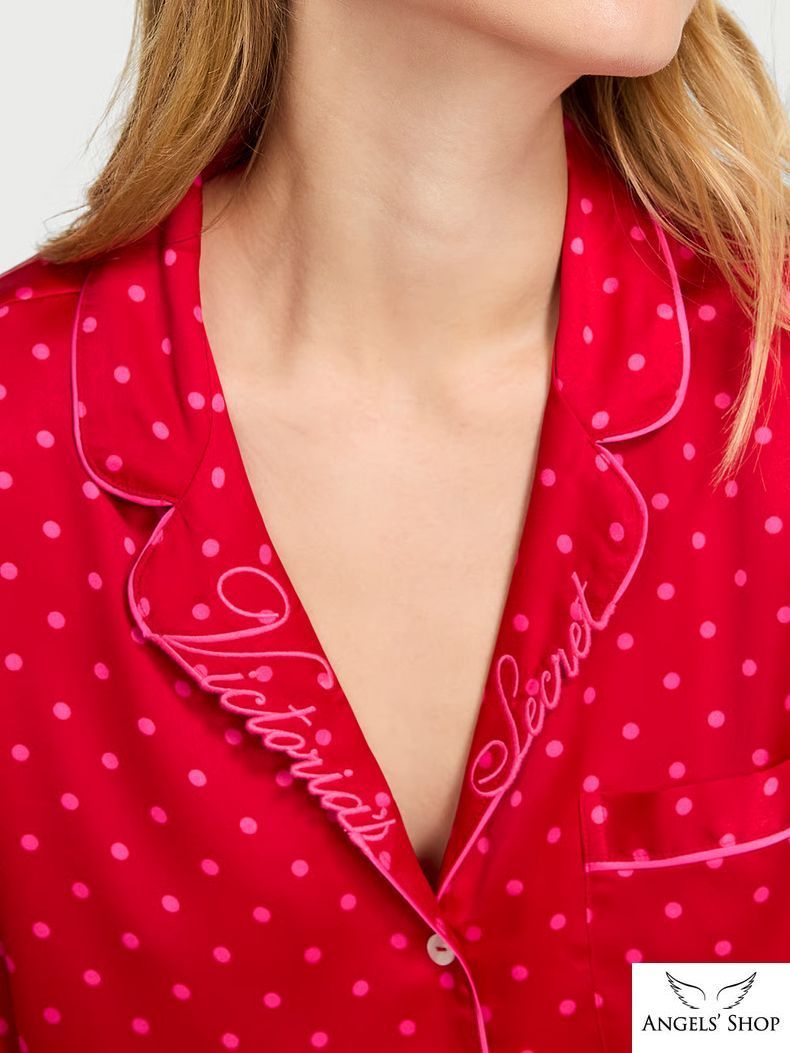 Сатинова піжама Signature Satin Long Pajama Set