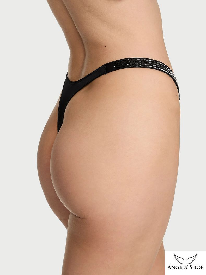 Трусики-стринги Ombr&eacute; Stripe Shine Strap Thong Panty