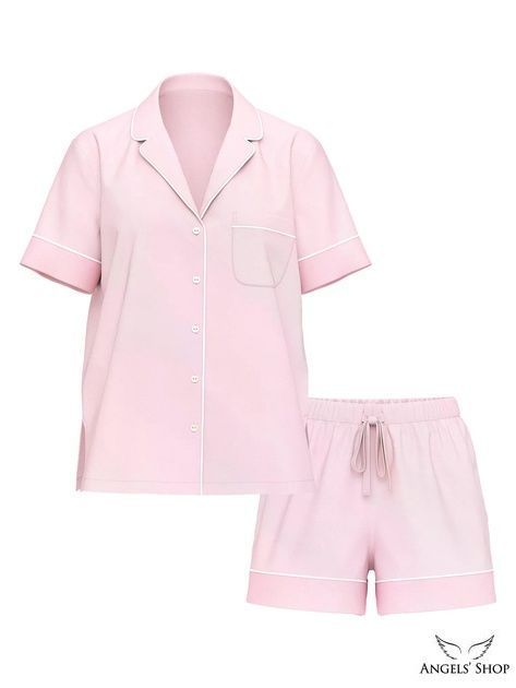 Піжама Heritage Cotton Short Pajama Set Victoria's Secret, L