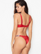 Червоні трусики Victoria's Secret Logo Shine Strap Very Sexy червоний