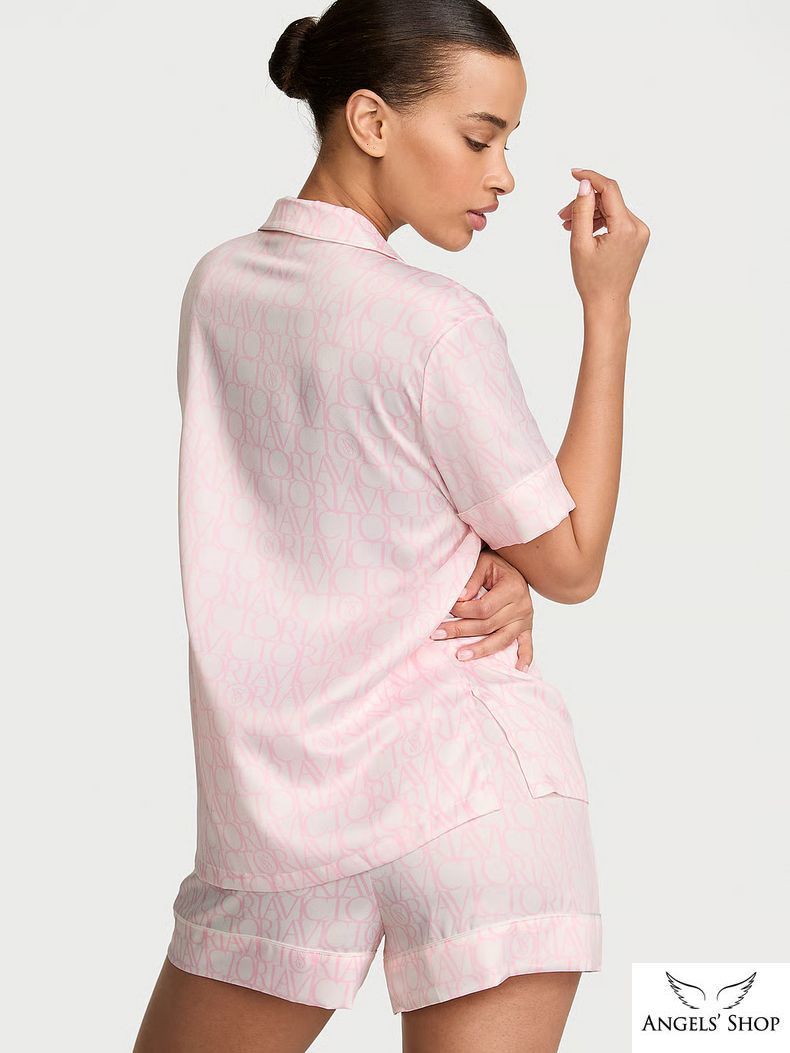 Сатинова піжама Signature Satin Short Pajama Set