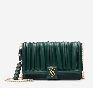 Зеленая сумка Victoria’s Secret The Victoria Medium Shoulder Bag купить в Киеве Angels Shop