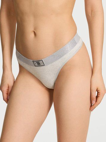 Трусики-стрінги Shine-Waist Cotton Thong Panty