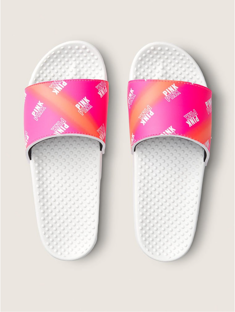 Рожеві пляжні шльопанці Victoria’s Secret Pink Slides, S