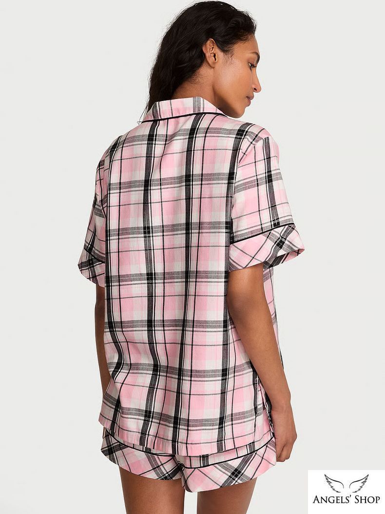 Пижама Flannel Short Pajama Set