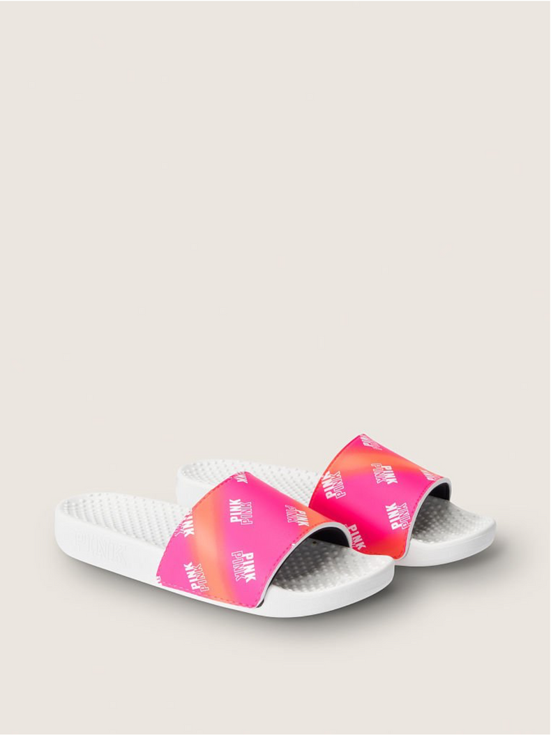 Рожеві пляжні шльопанці Victoria’s Secret Pink Slides, S