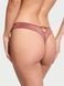 Трусики Strappy Hardware Crotchless Thong Panty рожевий