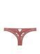 Трусики Strappy Hardware Crotchless Thong Panty рожевий