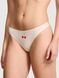 Трусики-стринги Logo Cotton High-Leg Thong Panty