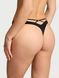 Трусики-стринги Smooth Mesh-Trim Thong Panty черный