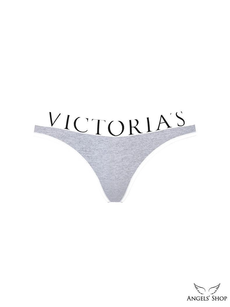 Трусики-стринги Victoria&rsquo;s Secret Exploded Logo Cotton Thong