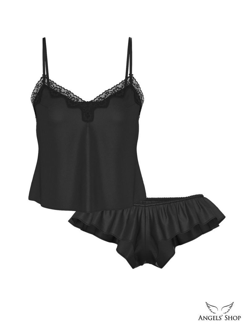 Піжама Tease Satin Lace-Trim Cami & Flutter Shorts Set Victoria's Secret, M