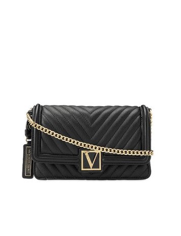 Черная сумка Victoria’s Secret The Victoria Mini Shoulder Bag