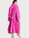 Розовый плюшевый халат Victoria's Secret Plush Long Robe, XS\S