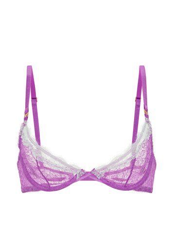 Комплект білизни Tease Lace Unlined Demi Bra & Tease Lace High-Leg Thong Panty