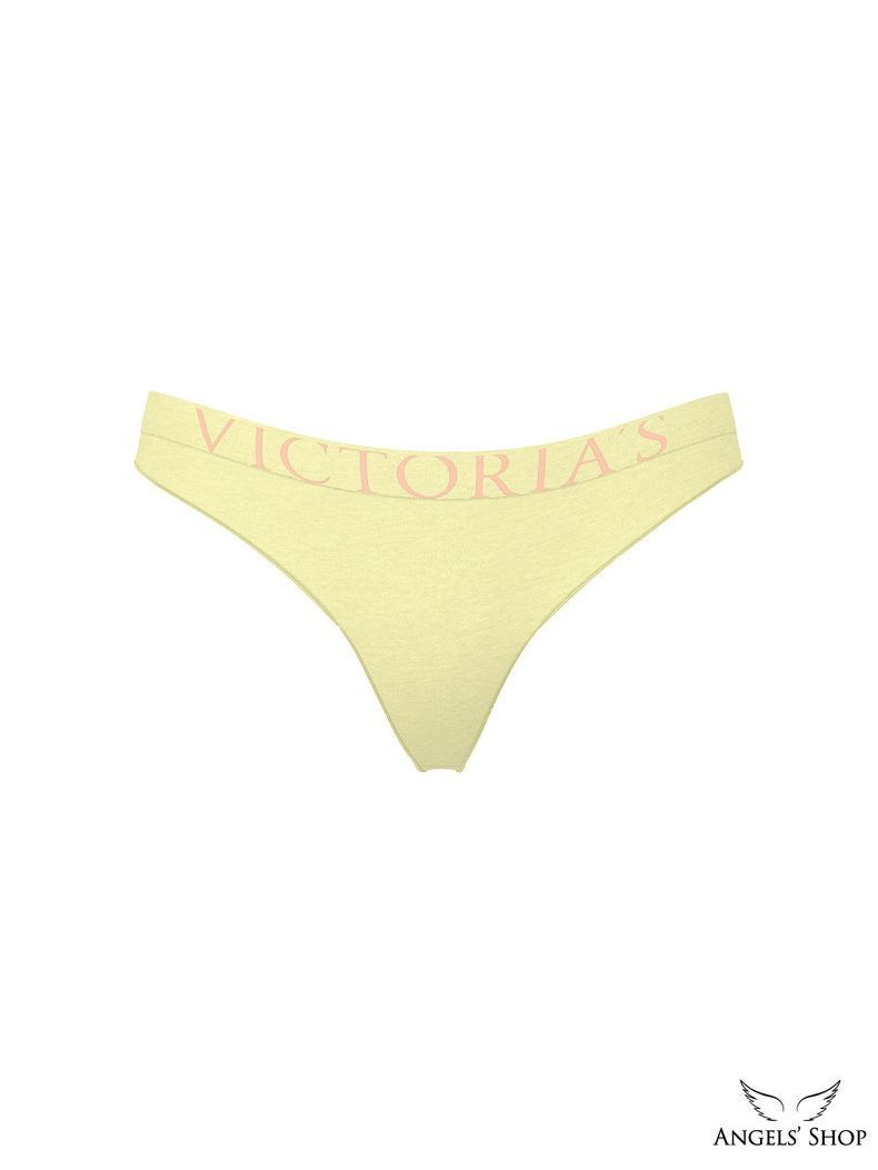 Трусики-стрінги Victoria&rsquo;s Secret Exploded Logo Cotton Thong