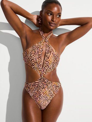 Купальник Shimmer Halter Monokini Victoria&rsquo;s Secret