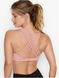 Рожевий спортивний топ Victoria’s Secret Incredible Essential Strappy Back Heathered Bra, S