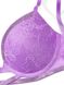 Фиолетовый бюстгальтер со стразами с пуш-ап Victoria's Secret Shine Cradle Lace Push-Up Bra, 32A