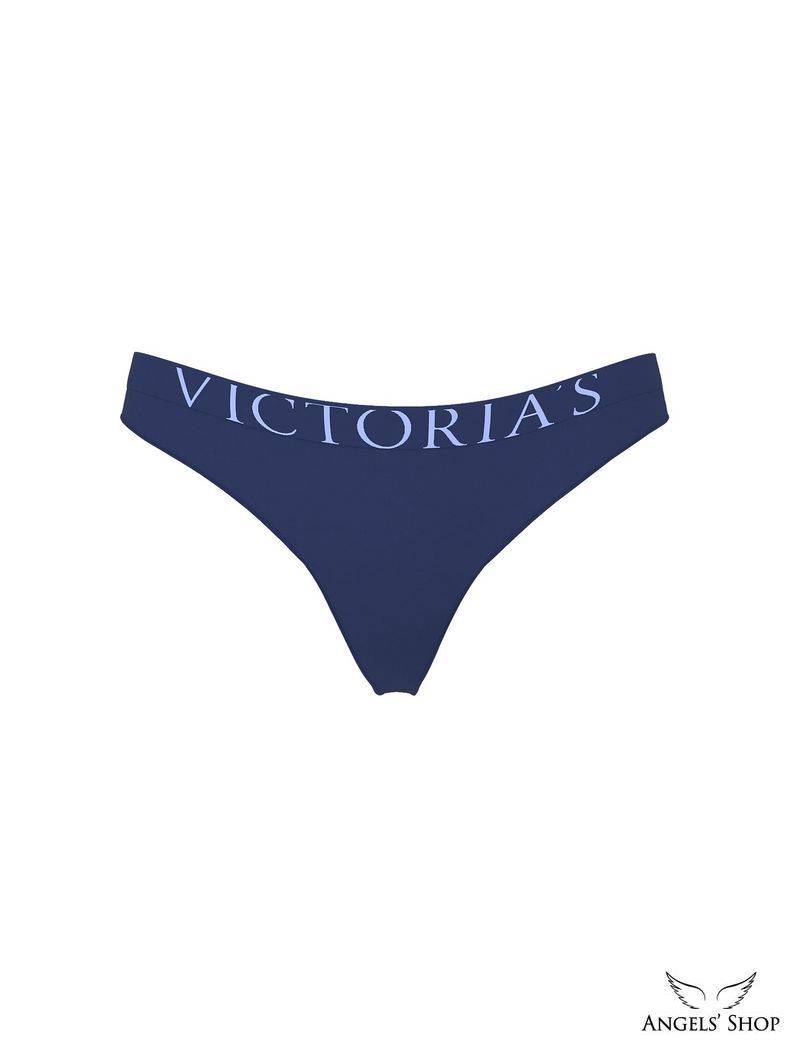 Трусики-стринги Victoria&rsquo;s Secret Exploded Logo Cotton Thong