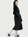 Чорний плюшевий халат Victoria’s Secret Plush Long Robe, M\L