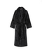 Чорний плюшевий халат Victoria’s Secret Plush Long Robe, M\L