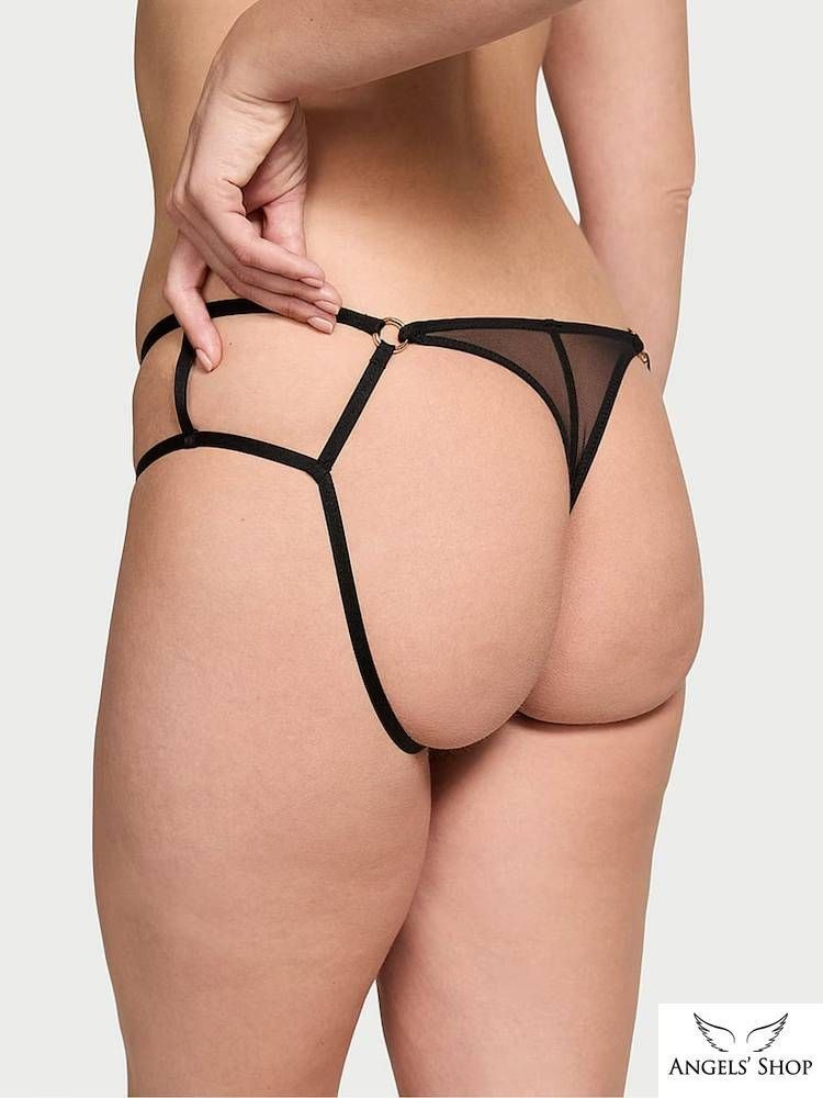 Трусики Strappy Cheeky Knickers Panty черный