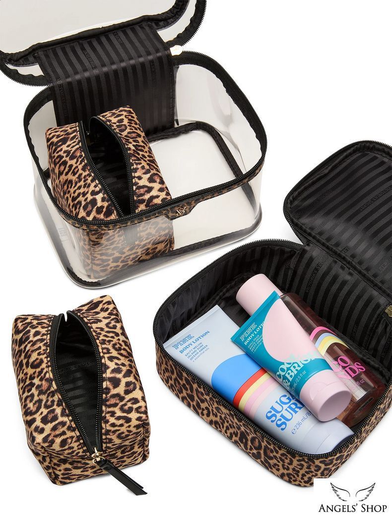 Набір з 4 косметичок Makeup Bag Victoria's Secret