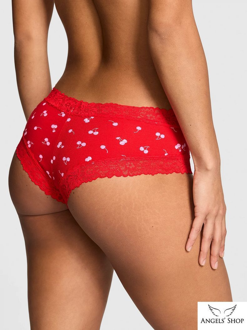 Трусики-чіки Lace-Trim Cheeky Panty