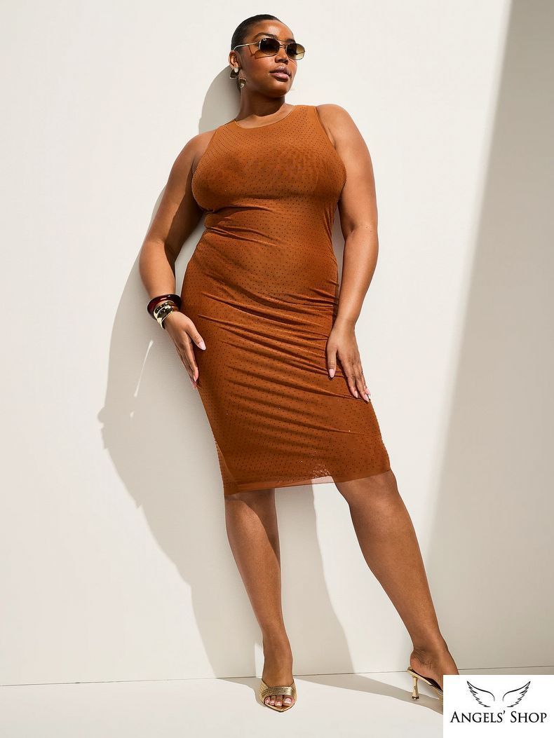 Платье Beachwear Mesh Diamant&eacute; Midi Dress Victoria's Secret