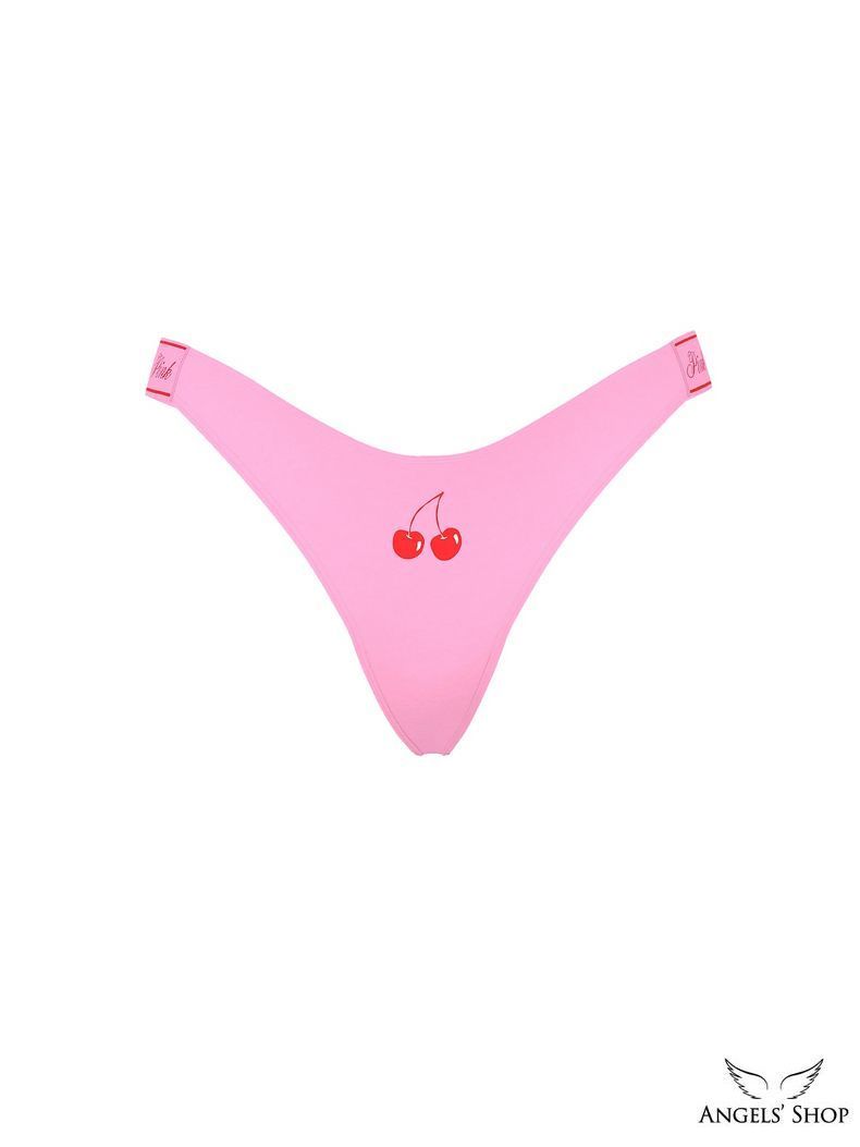 Трусики-стрінги Logo Cotton High-Leg Thong Panty
